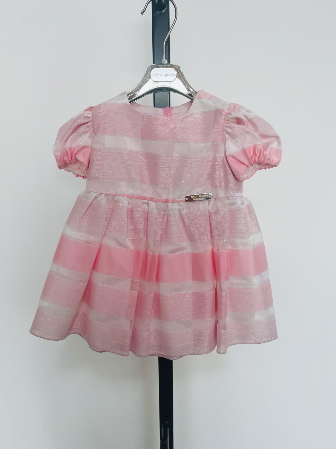 Vestito smezzamanica - rosa - 24m
